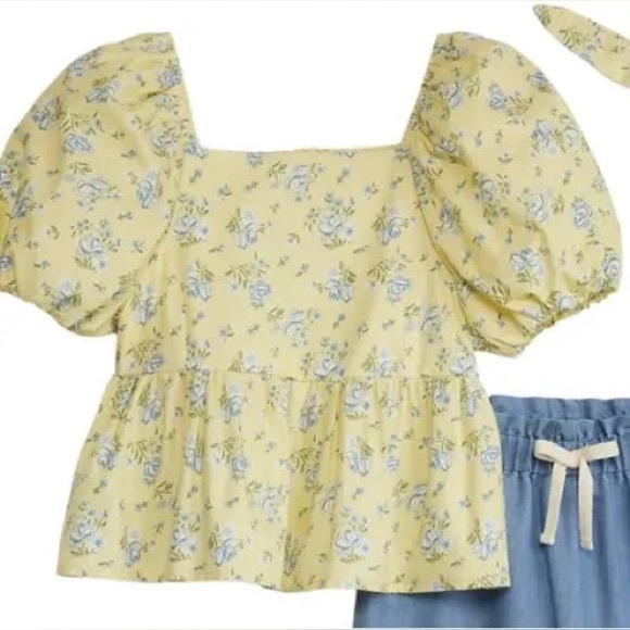 Peasant Bishop Sleeve Top